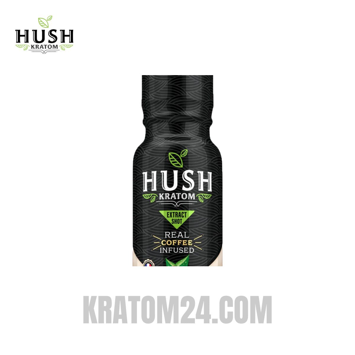 Hush Kratom Extract Shot Coffee Infused 10ML Hush Kratom Extract Shot Coffee Infused 10ML