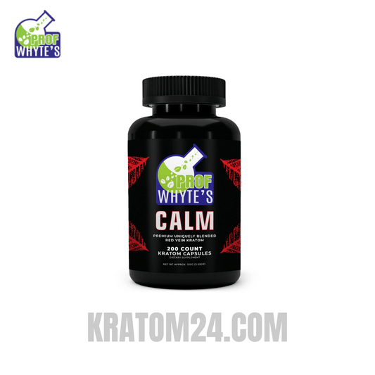 Professor Whyte's Kratom Calm Capsules 100g (200ct) Professor Whyte's Kratom Calm Capsules 100g (200ct)