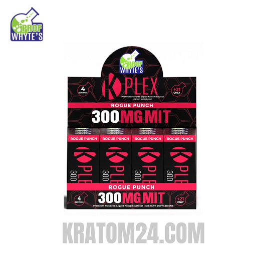 Professor Whytes K-Plex Rogue Punch Kratom Extract Shots 300mg Case (12ct) Professor Whytes K-Plex Rogue Punch Kratom Extract Shots 300mg Case (12ct)