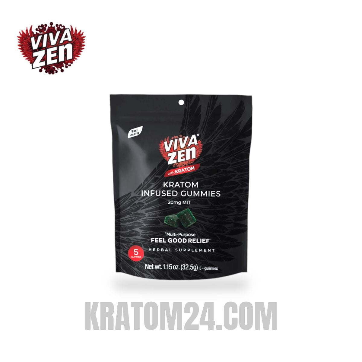 VivaZenKratomInfusedGummies20mg VivaZenKratomInfusedGummies20mg