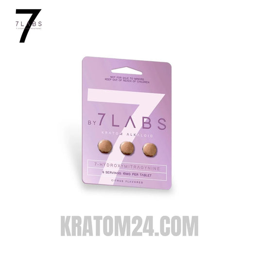 7 Labs 7Hydroxy Kratom Tablets Pink 15 MG - 3CT