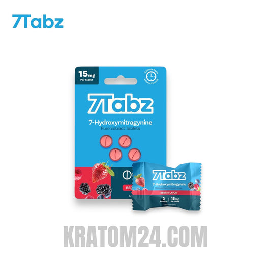 7Tabz 7-Hydroxymitragynine Kratom Tablets Berry 15MG - 1CT