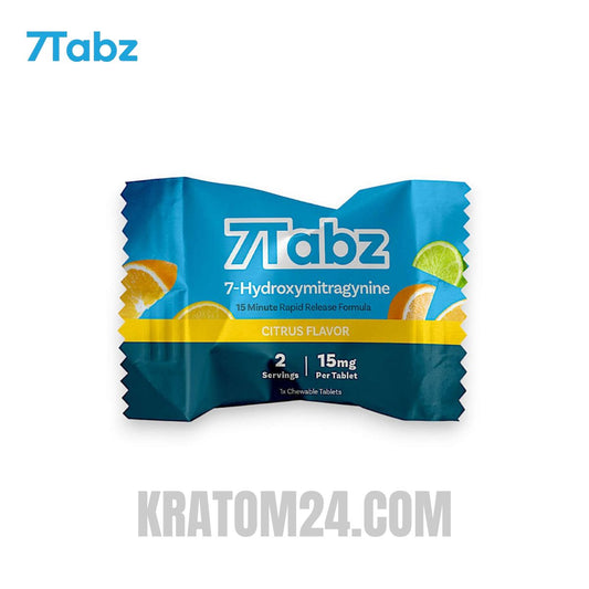 7Tabz 7-Hydroxymitragynine Kratom Tablets Citrus 15MG - 1CT