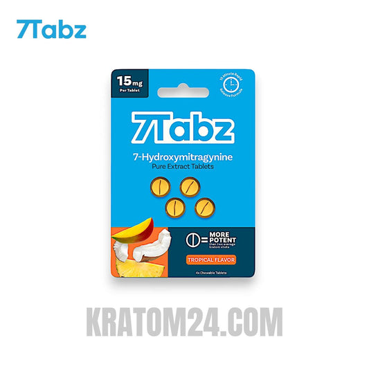 7Tabz 7-Hydroxymitragynine Kratom Tablets Tropical 60MG - 4CT
