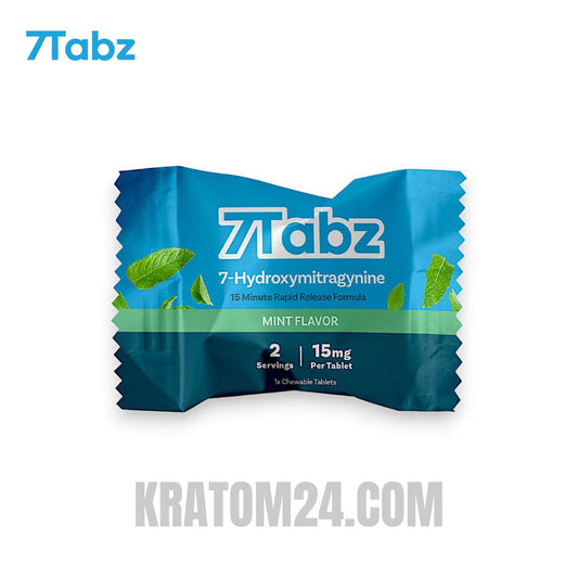7Tabz 7-Hydroxymitragynine Kratom Tablets Mint 15MG - 1CT