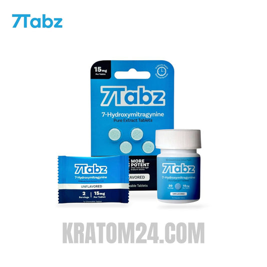 7Tabz 7-Hydroxymitragynine Kratom Tablets Unflavored 15MG - 1CT