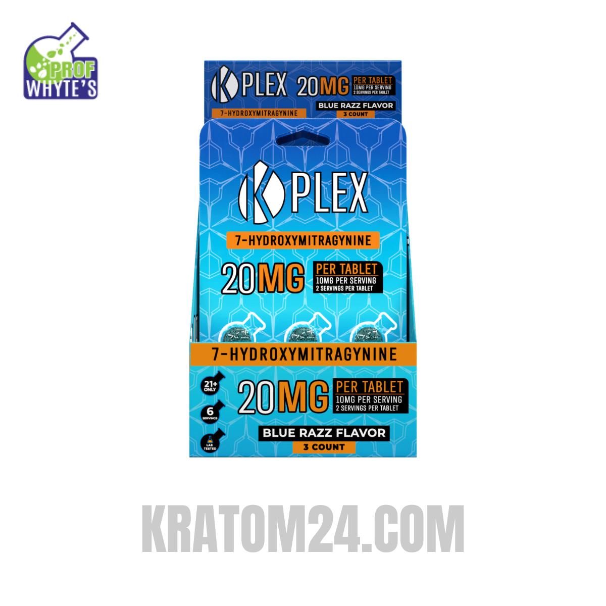 7 Hydroxymitragynine Tablets 20MG 3ct - 10 pack