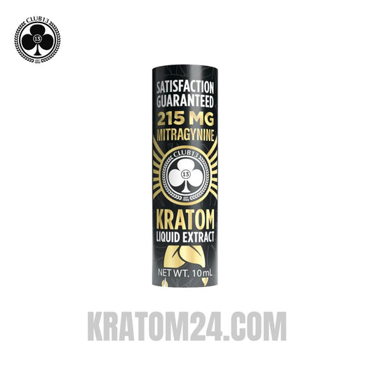 Club13 Kratom Shots Black & Gold Label