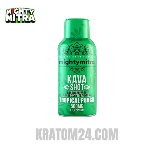 Mighty Mitra Kava + 7 Hydroxy Kratom Shot Tropical Punch