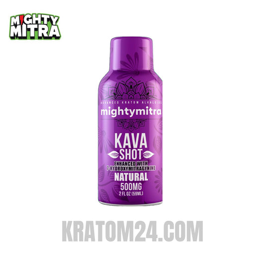 Mighty Mitra Kava + 7-Hydroxy Kratom Shot Natural 500MG