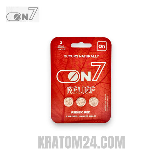 ON7 7 Hydroxy Kratom Tablets Relief 60MG - 3CT