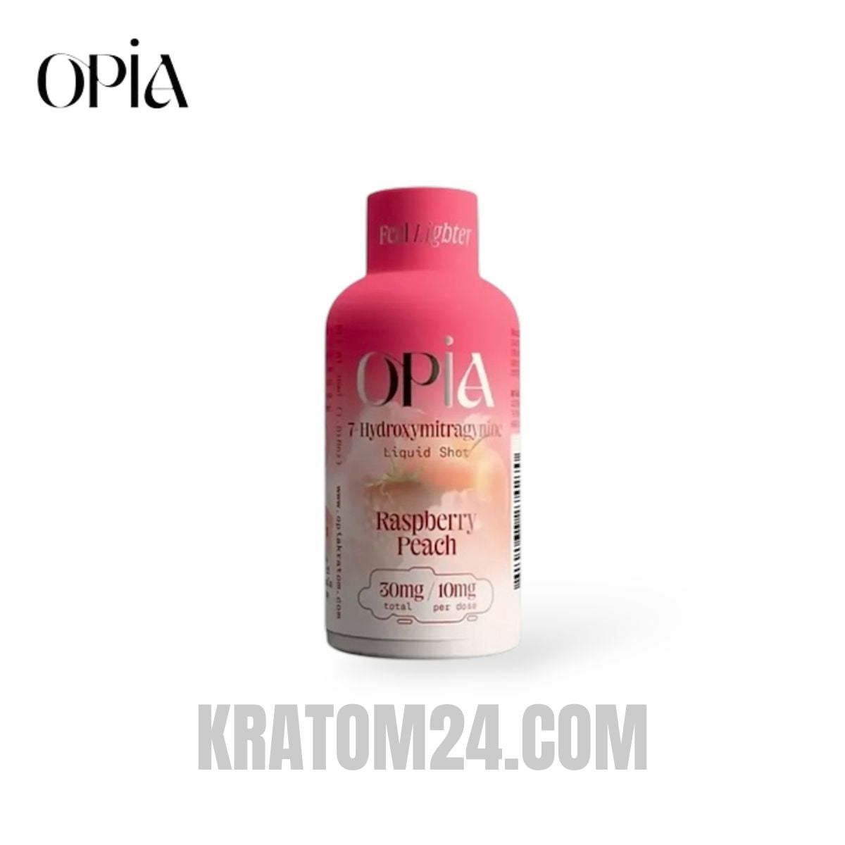 Opia 7-Hydroxymitragynine Kratom Shot Raspberry Peach 30MG